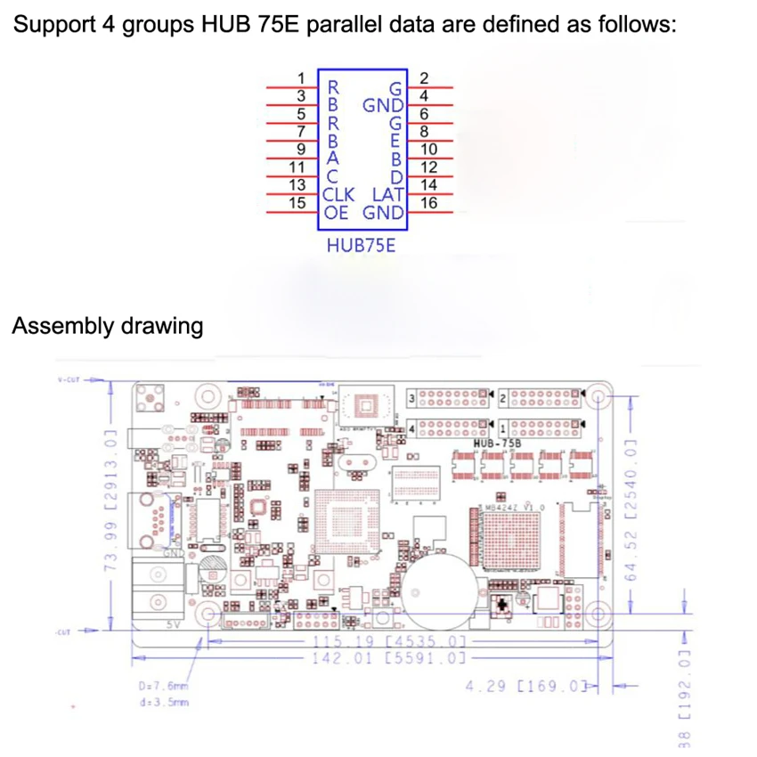 HD-D15 контроллер с wifi rj45 usb асинхронная контрольная карта p2 p2.5 p3 p4 p5 p6 p8 p10 rgb Полноцветный точечный матричный СВЕТОДИОДНЫЙ экран