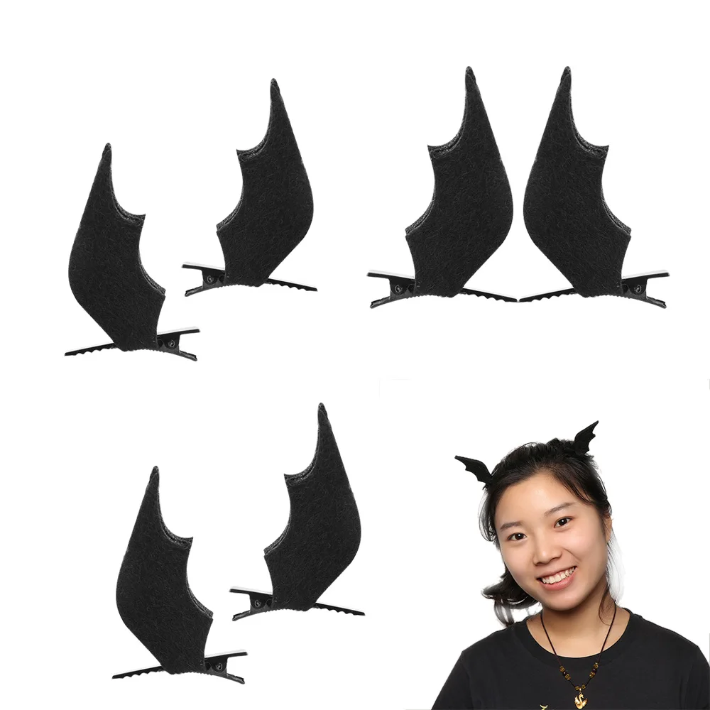 1 пара заколки для волос девочек женские металлические шпильки в виде крыльев