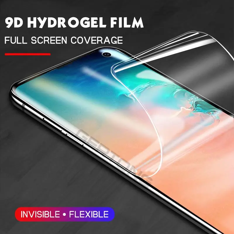 9D полное покрытие мягкая Гидрогелевая прозрачная пленка для samsung Galaxy Note 8 9 S8 S9 Защита экрана для samsung S10 Plus S10e не 9H стекло