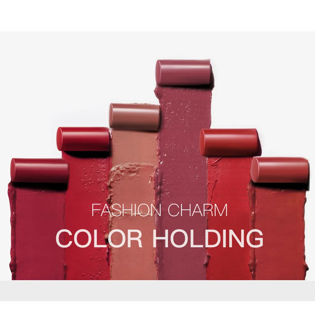 Модная Водонепроницаемая помада нюдовая матовая цвета тыквы Eat Earth богатый