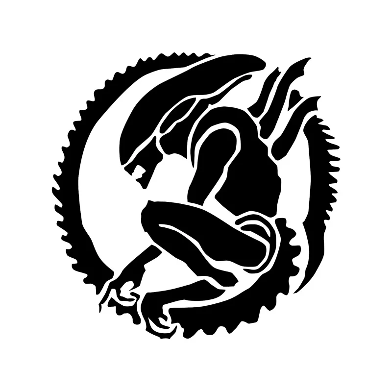 Модные автомобильные аксессуары Alien марафонские бегунки мотоциклетная наклейка