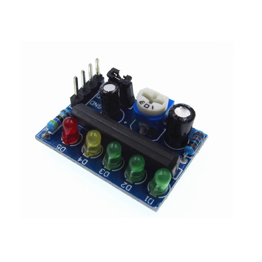 Индикатор уровня звука мощности модуль индикации KA2284 3 5 V-12 V контроллер AC DC Pcb