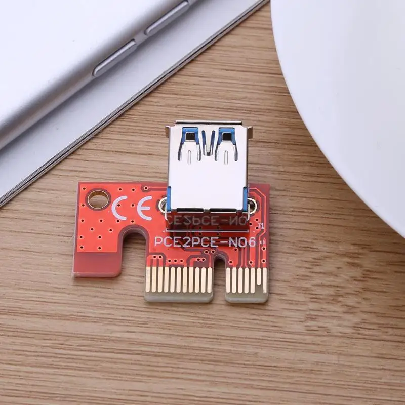 PCI E 1X до 16X Графический Удлинительный кабель для майнинга Расширенная линейная