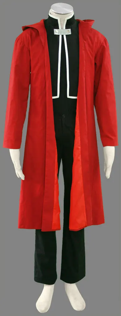 

Цельнометаллический костюм алхимика Эдварда Элрика для косплея