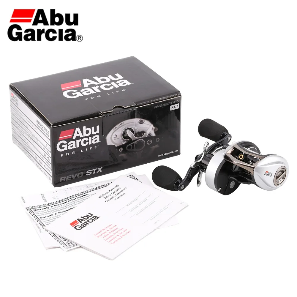 ABU GARCIA REVO STX III R/HS/SHS Низкопрофильная Рыболовная катушка 11BB 180 г Макс Драг 9 кг для