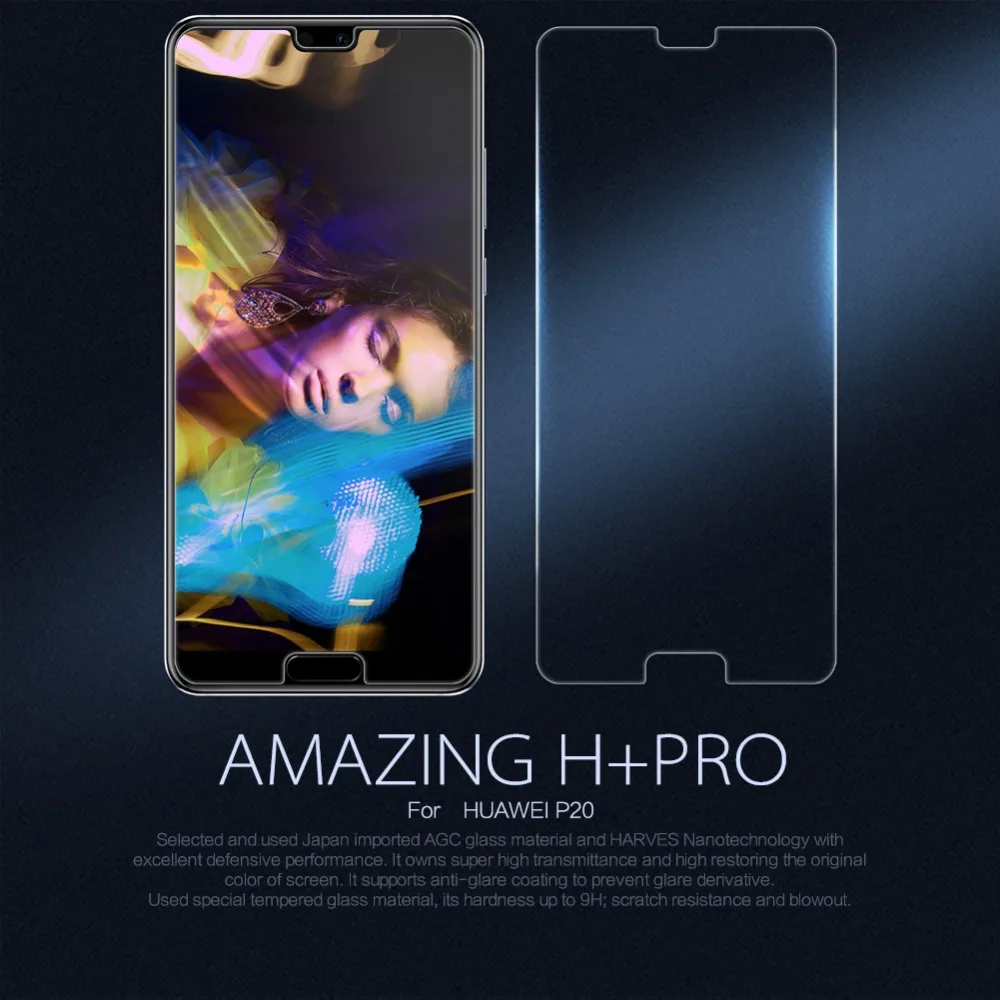 Для Huawei P20 стекло Nillkin Amazing H/H + Pro Защита от взрыва 9H закаленное для экрана телефона