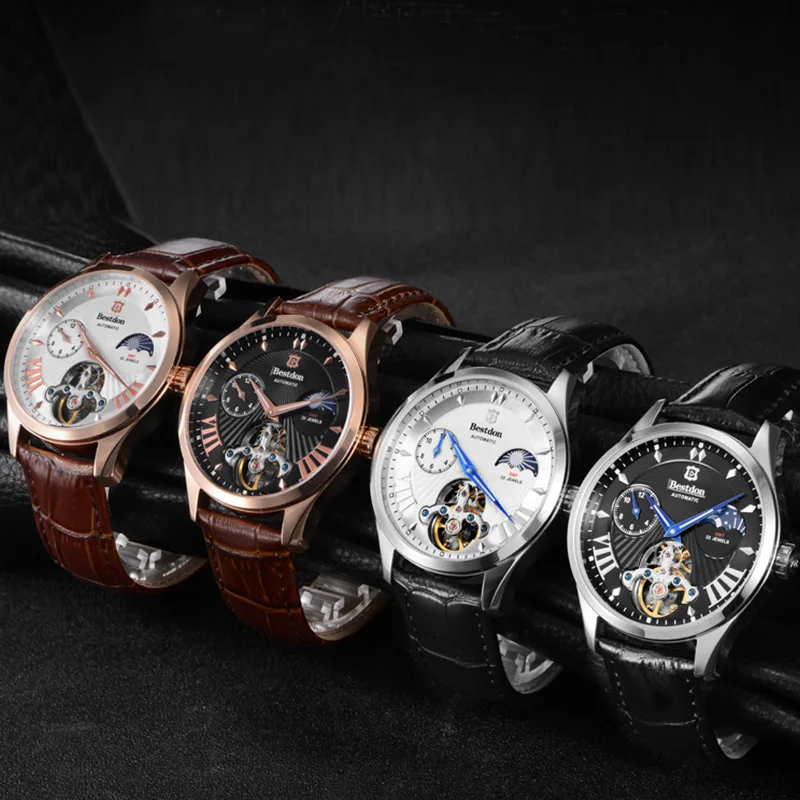 Bestdon New Switzerland Automatic Mechanical Watch For Men Role Elite Brand Skeleton Men's Waterproof 7113 | Наручные часы