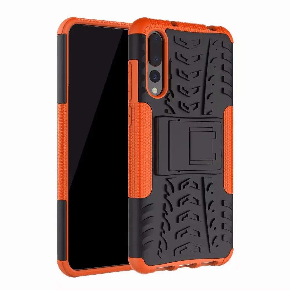 Original Armor Back Cover Case For Huawei P20/P20 Lite PC+TPC Shockproof Rugged Kickstand Cases P20 Pro Bracket Shell |