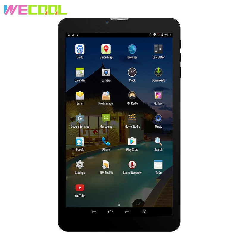 Высокое качество WeCool 7 дюймов 3g планшетный ПК с ips 1024X600 Разрешение Android OS