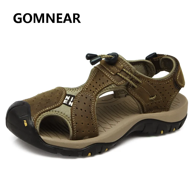 Gomрядом 2018 горячая распродажа мужские летние крутые сандалии Нескользящие