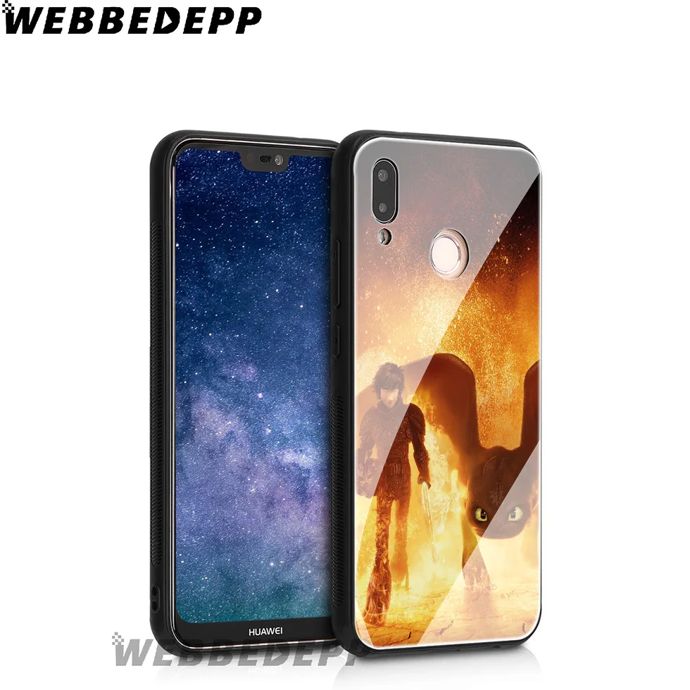 Чехол с закаленным стеклом Как приручить дракона 2 для Huawei Mate 20 P20 P10 P Smart 2019 2018 &amp