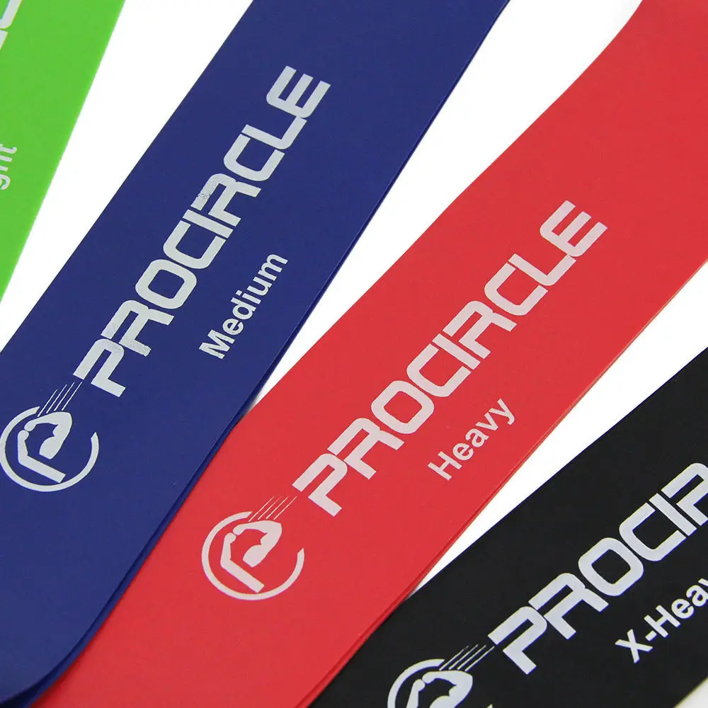 Procircle, 7 уровней, резистентная петля, эластичная лента для упражнений, фитнес-лента, Йога, силовая тренировка, распродажа
