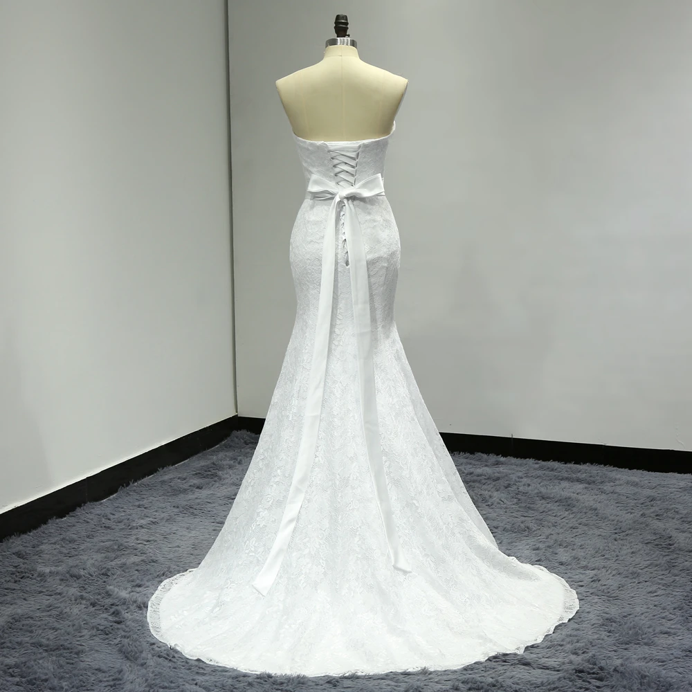 Vestido De Noiva Китай Свадебные платья Винтаж Кружево Русалка свадебное платье Турция