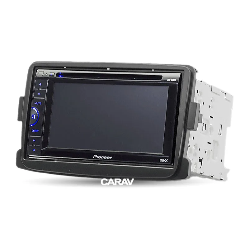Радио фасции для RENAULT Duster Logan Captur Lodgy DACIA Duster двойной Din Радио DVD стерео CD панель тире крепление CARAV 11-297