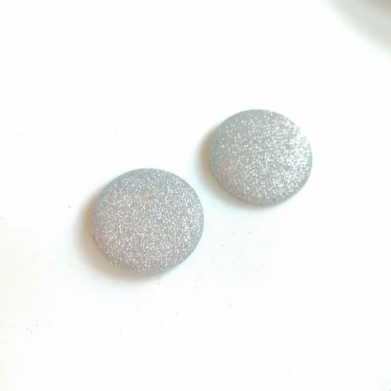 Diy handmade jewelry accessories south Korea pearlescent glitter wafer button earrings earring pendant material - Цвет: 4