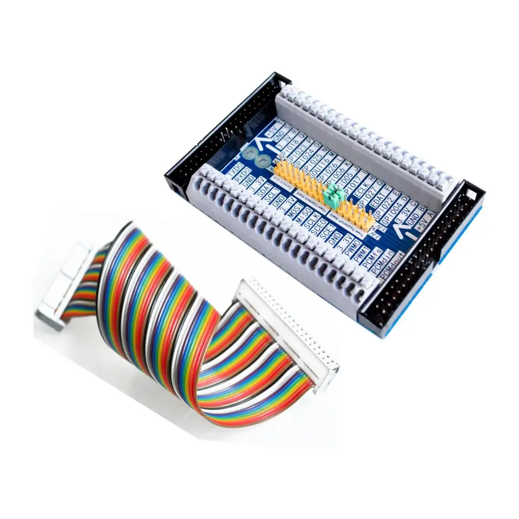 40-контактный адаптер для кабеля GPIO + Raspberry Pi 2/3 Model B Многофункциональный модуль