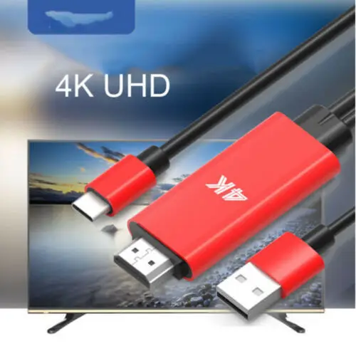 180 см 4K USB 3 1 Тип C к HDMI ТВ видео адаптер кабель для HUAWEI Samsung Galaxy note8 S8 + S9 S10 Plus Macbook 3B17 |