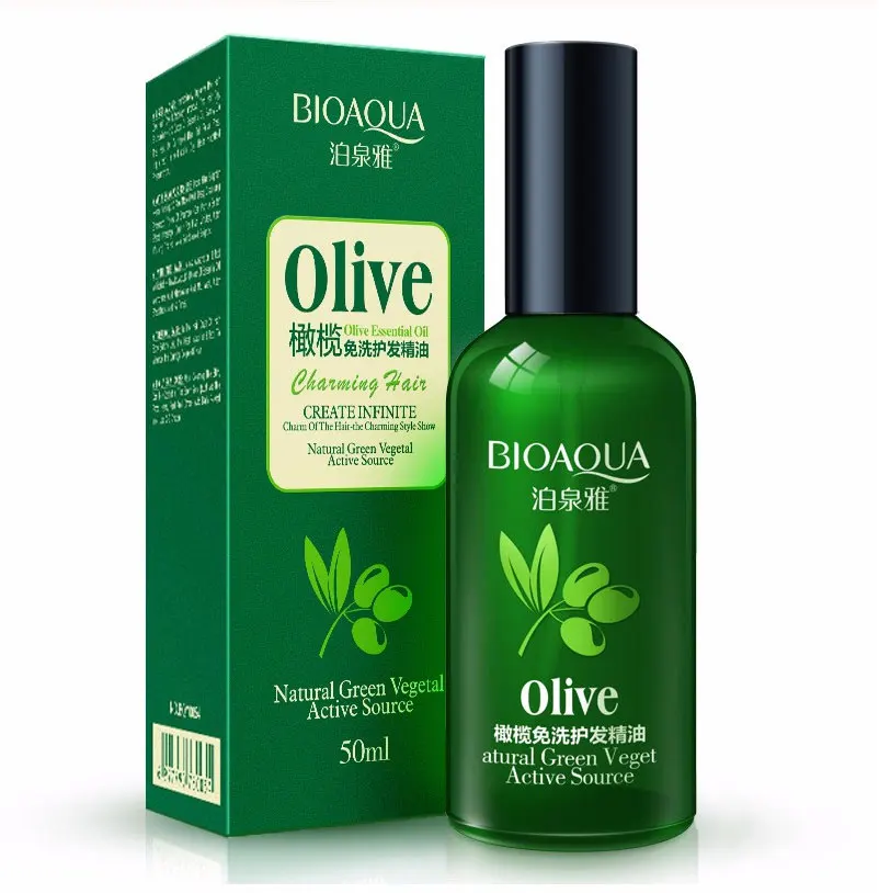 BIOAQUA, фирменные оливки, эфирные масла для волос, лечение кожи головы, Кондиционер для волос для сухих и поврежденных волос, окрашенные кудрявые прямые волосы, уход за волосами