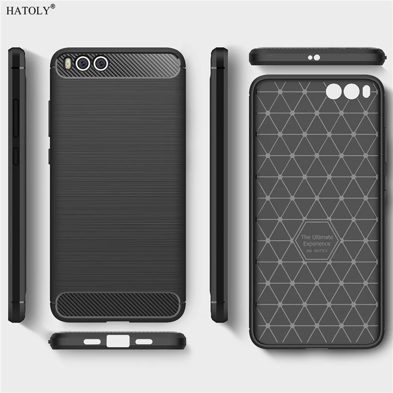HATOLY для Capa Xiaomi mi Note 3 чехол mi Note 3 противоударный мягкий ТПУ матовый Силиконовый чехол для телефона для Xiaomi mi Note 3 5,5"