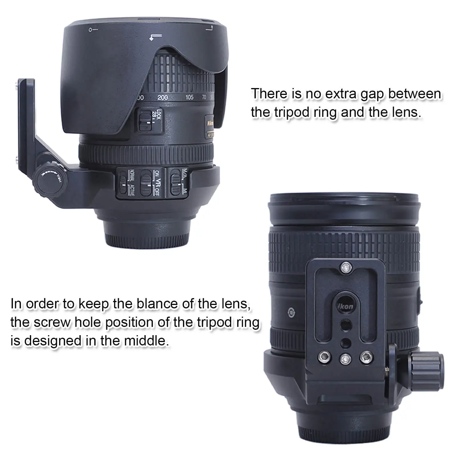 Кольцевой Штатив для объектива с быстроразъемной пластиной Nikon ARCA SWISS NIKKOR 28 300 мм