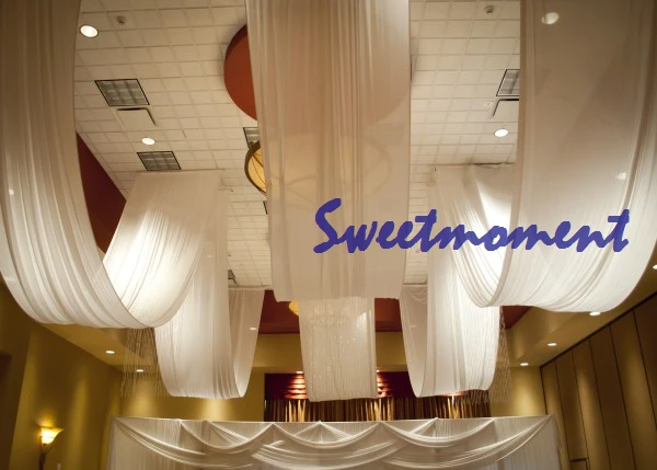 Белый роскошный свадебный потолок драпировка навес для украшения свадебной