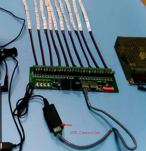 DC 9V 24V 30 каналов DMX декодер RGB Светодиодные полосы света драйвер 512 без пластиковой