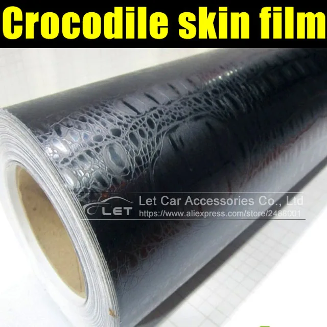 3D виниловая пленка из искусственной кожи крокодила в стиле ретро для автомобиля
