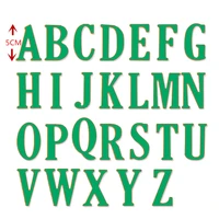 new 5cm large english letters alphabets set metal cutting dies stencil for diy scrapbooking photo album paper cards decor crafts