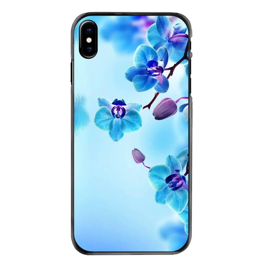 Аксессуары сумка для samsung Galaxy Note 2 3 4 5 S2 S3 S4 S5 мини S6 S7 край S9 s8 плюс голубая Орхидея