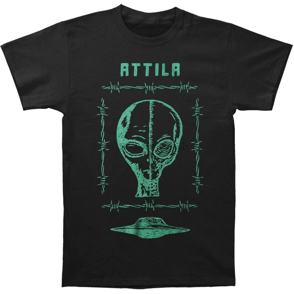 Футболка Attila UFO модная футболка с коротким рукавом и забавным принтом |