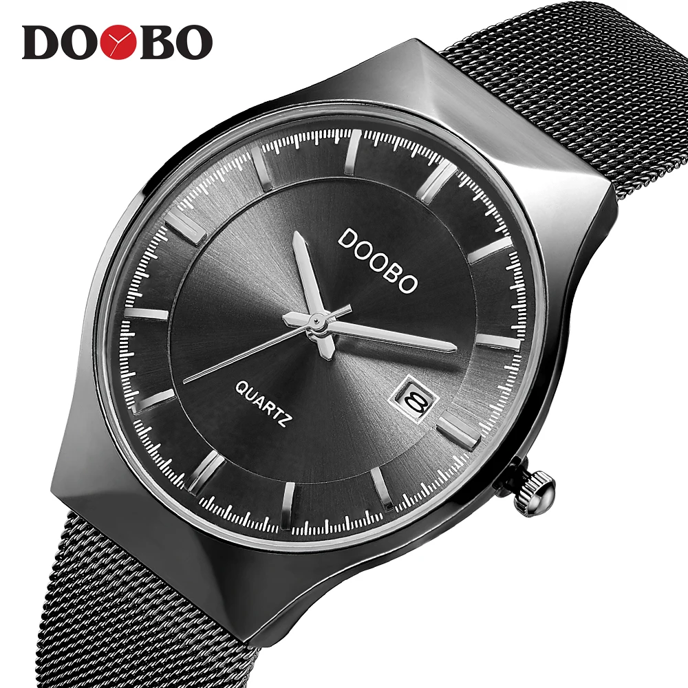 Спортивные мужские часы DOOBO роскошные брендовые водонепроницаемые спортивные с