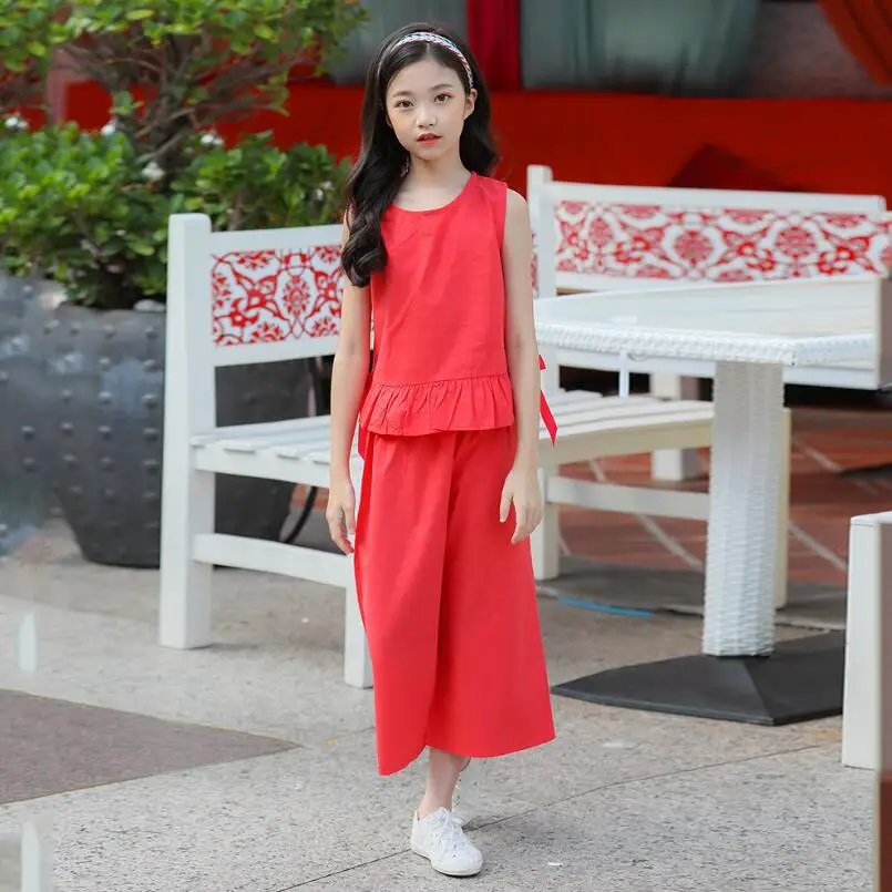 Коллекция 2019 года летние комплекты одежды для девочек комплект подростков