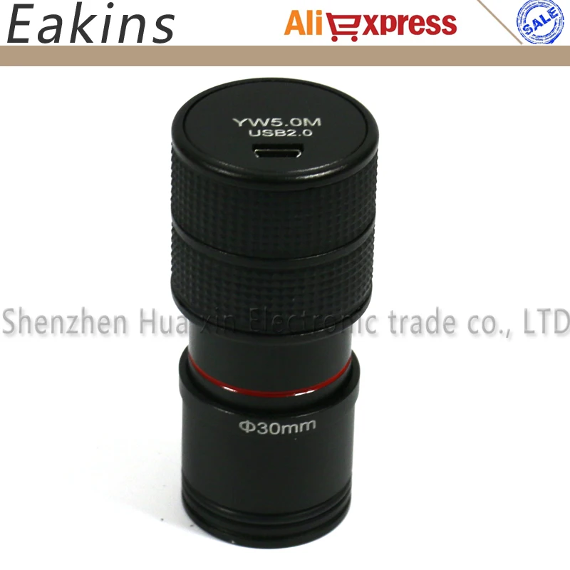 Бесплатная драйвер ПЗС 5.0mp HD USB цифровой электронный окуляр Камера с C-Mount Fit