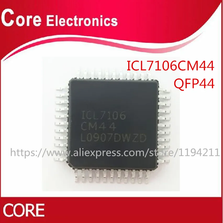 50 шт. ICL7106 ICL7106CM44 QFP44 драйвер ЖК дисплея QFP Новинка|Интегральные схемы| |