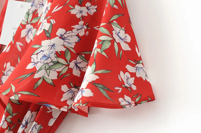 rompers womens jumpsuit print shorts 2017 Sexy short sleeve red playsuit boho romper beach summer overalls | Женская одежда