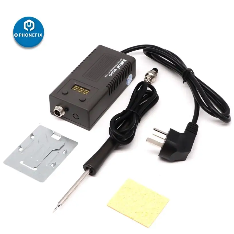 with 1pcs Iron Tips Real 50W Bakon BK950D electric soldering iron with T13 Iron Tips Mini Digital soldering station solder circuit boards Soldering - Цвет: with 1pcs Iron Tips