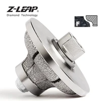 z leap diamond hand edge profile wheel for marble granite diameter 85x30mm vacuum brazed diamond grinding abrasive tool