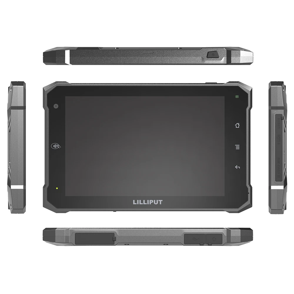 LILLIPUT PC 7146 IPS 7 &quotIn cab Прочный планшет Android IP64 Водонепроницаемый четырехъядерный 1