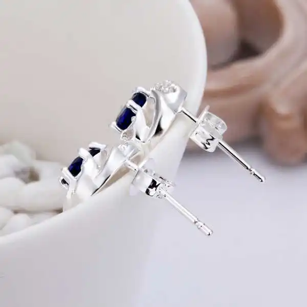 Потерять деньги Акции! Оптовые посеребренные серьги модные ювелирные изделия