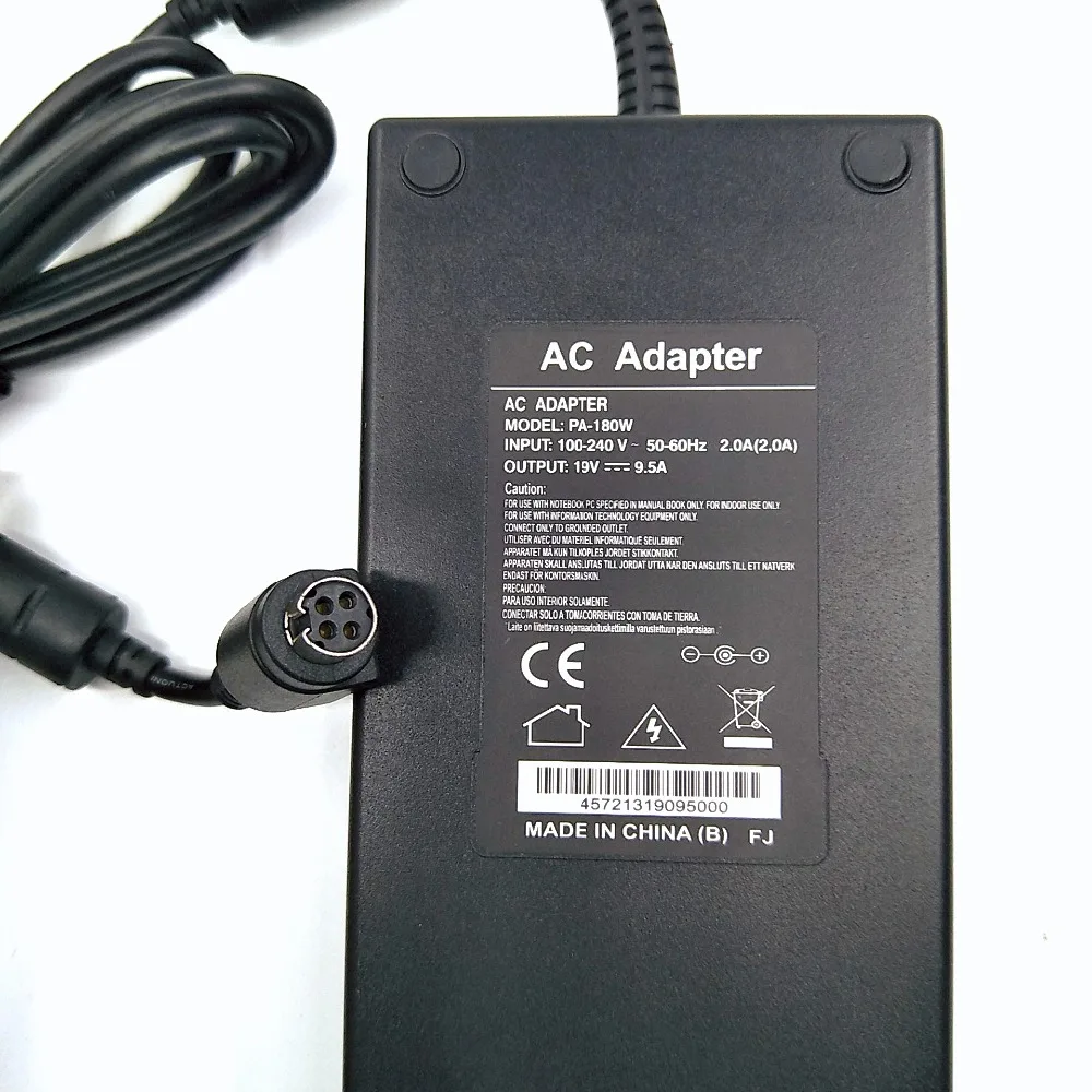Адаптер переменного тока для ноутбука Toshiba X200 X500 19v9.5a 180 дюйма 13 15 Вт 19 в а адаптер