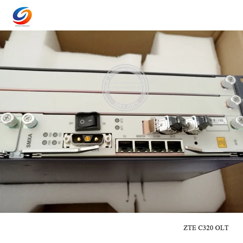 Лучшая цена 100% новый ZTE OLT 2U Оригинал 19 &quotдюймов ZXA10 C320 EPON/GPON SMXA/3 карты 10 г uplink плата
