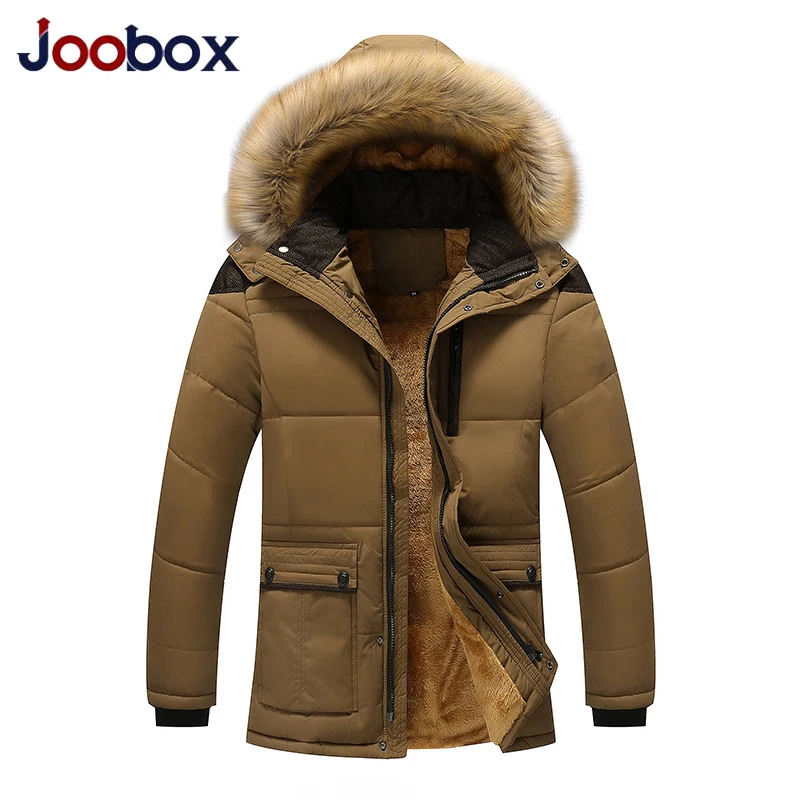 JOOBOX 2018 зимние мужские пуховики и парки с хлопковой подкладкой повседневные