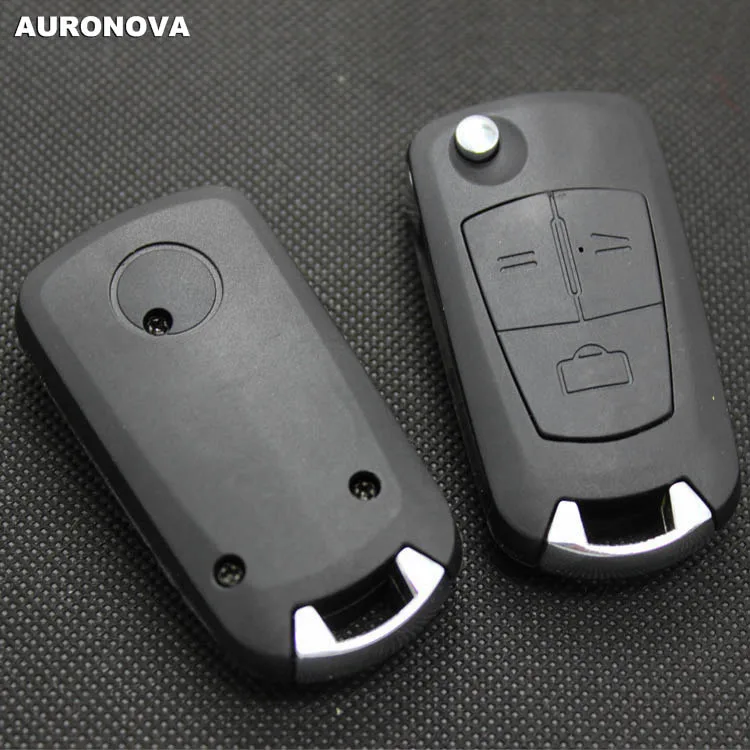 AURONOVA новый обновленный Складной Корпус ключа для Opel Vectra Corsa 3 кнопки зеркальное