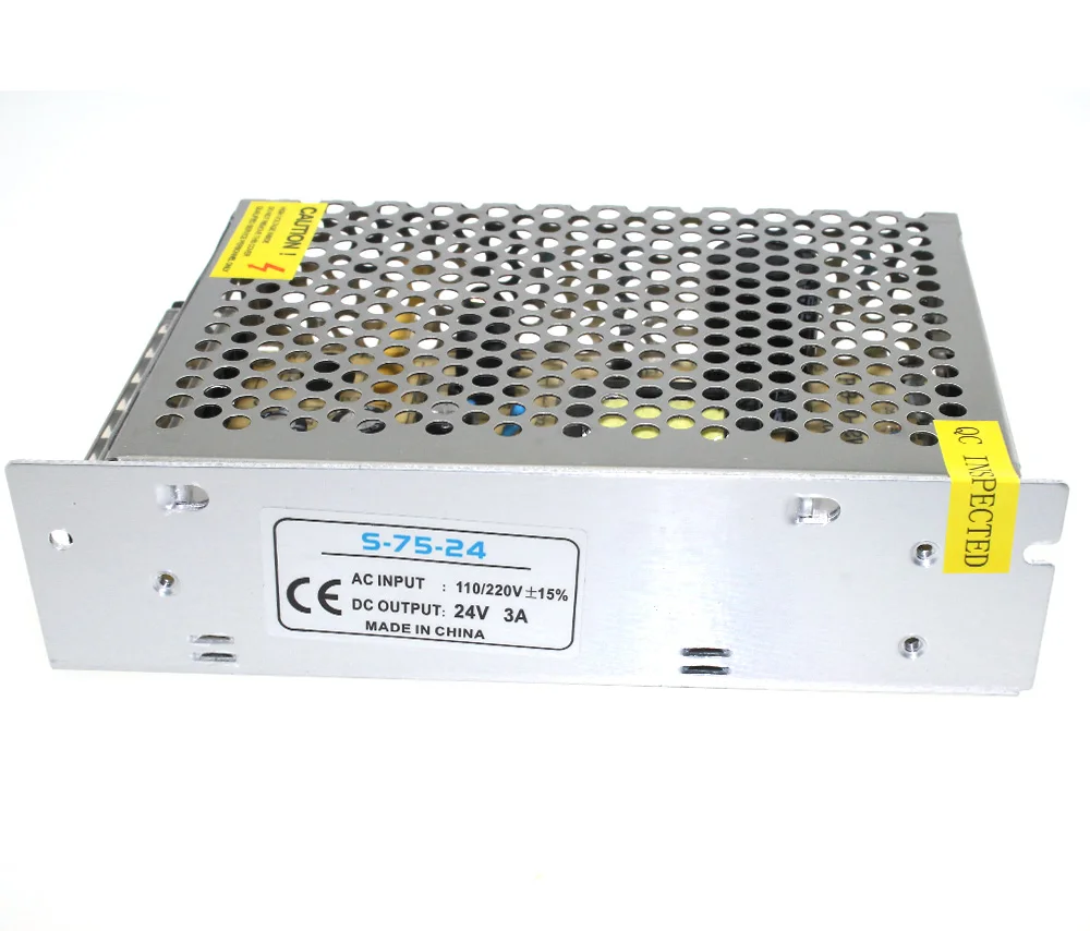 Питание ac 110 В 220 к dc 24 3A 72 Вт Светодиодный драйвер для трансформер светодиодной