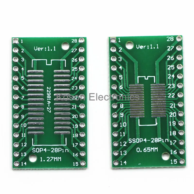 10 шт. плата SOP28 SSOP28 TSSOP28 SOP ДЛЯ DIP 0 65 1 27 мм IC адаптер адаптера PCB|sop to dip|sop dip adaptersop |
