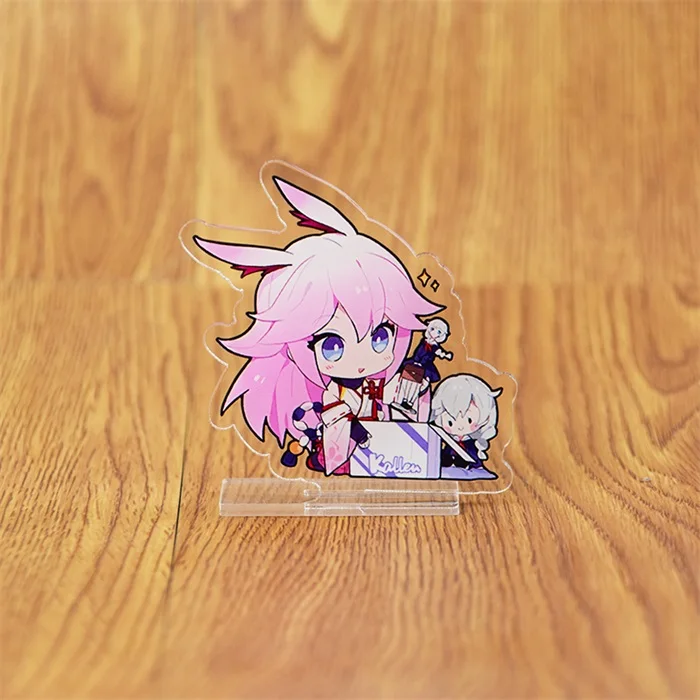 Японское аниме Honkai Impact 3 киана каслана Yae Saku Bronya Zaychik Косплей фигурка на акриловой подставке модель тарелка декор стола подарок - Цвет: 11
