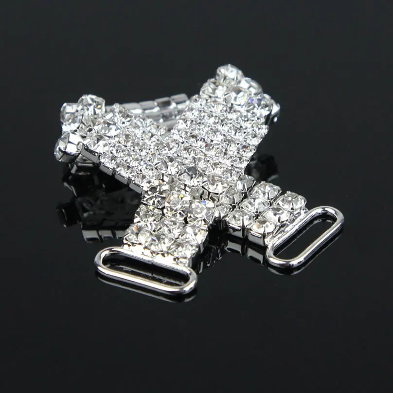 30 шт. 11 7*1 2 см стразы отделка Кристалл бикини Купальники соединители Bling Пряжка