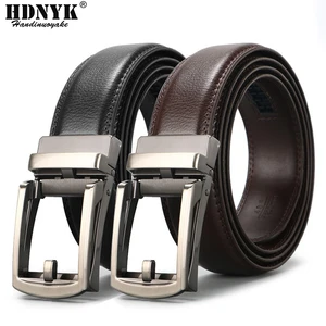 hot sell famous brand belt men top quality genuine luxury leather belts for menstrap male metal automatic buckle free global shipping