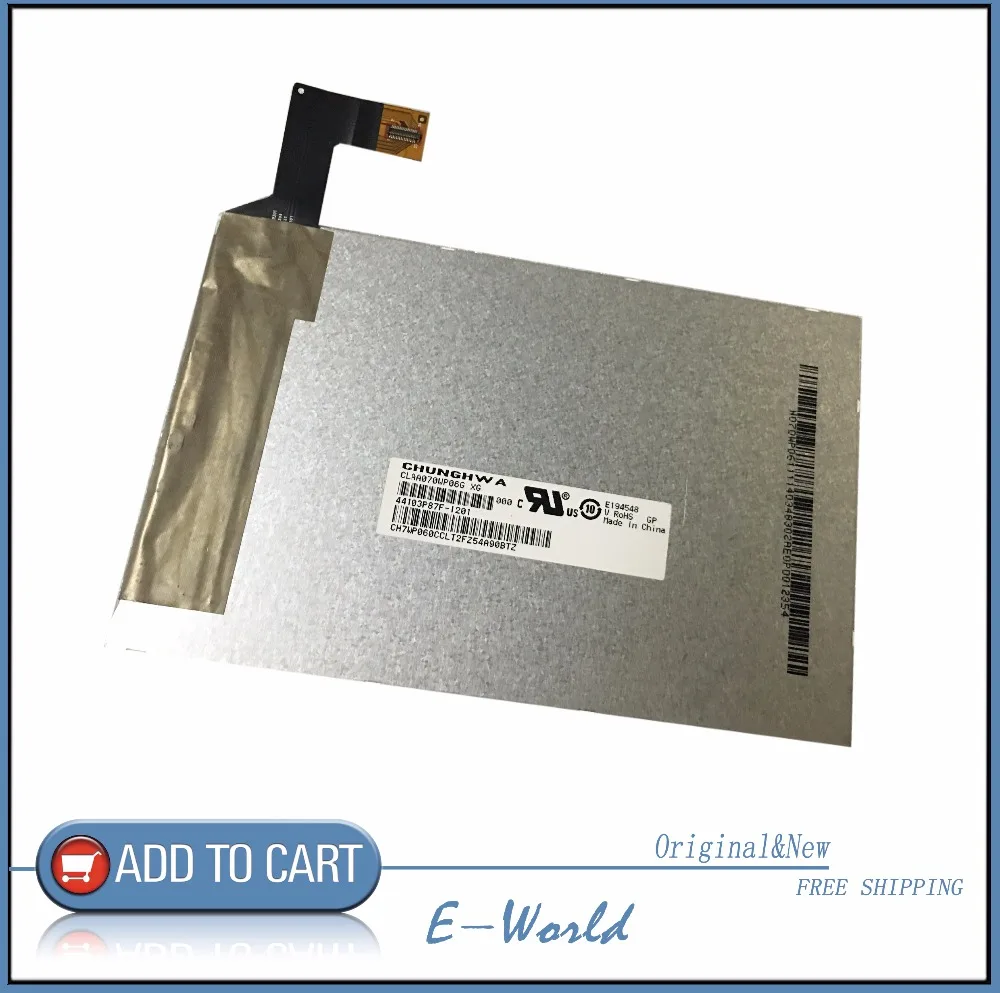 Оригинальный 7 дюймовый ЖК экран CLAA070WP06G XG для планшетного ПК Бесплатная