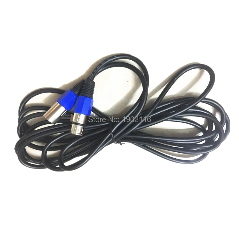 Кабель DMX 1/2/3/5/10 метра футов XLR 3 контактное сигнальное соединение экранированный